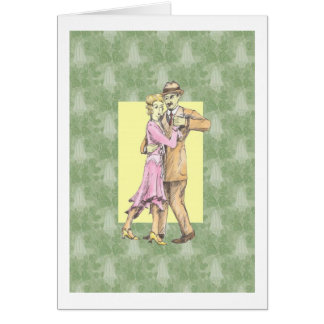 Cartão Casal de dança