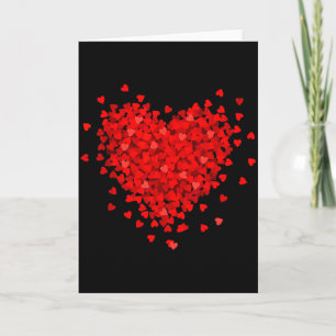 Cartão Casal Dia dos Namorados Coração Vermelho do Amor