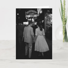 Cartão Casal dos anos 50