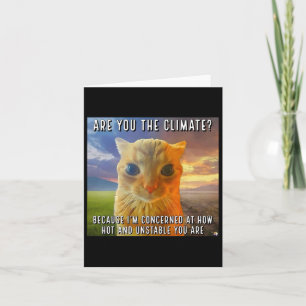 Cartão Casal Engraçado Dia dos Namorados Gato Laranja Mem