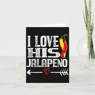 Cartão Casal Mexicano Cinco De Maio Eu Amo Seu Jalapeno