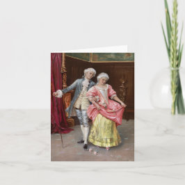 Cartão Casal Rococó