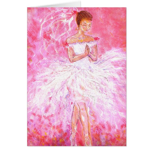 Cartão Casamento da bailarina (Frente)