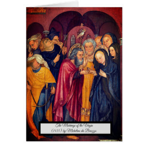 Cartão Casamento da Virgem