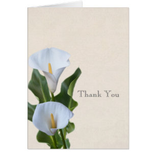 Cartão Casamento De Brida Elegante Floral De Calla Lily