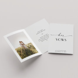 Cartão Casamento de fotos minimalista e elegante. Seus Vo