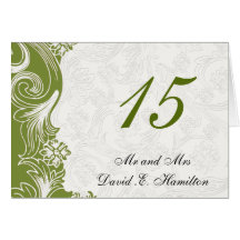 Casamento de primavera Floral Verde e Branco