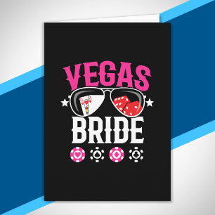 Cartão Casamento de Vegas - Noiva - Festa de solteira de
