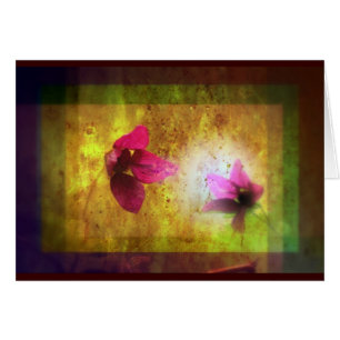 Cartão casamento do Titania; Dueto floral da baga Salmon