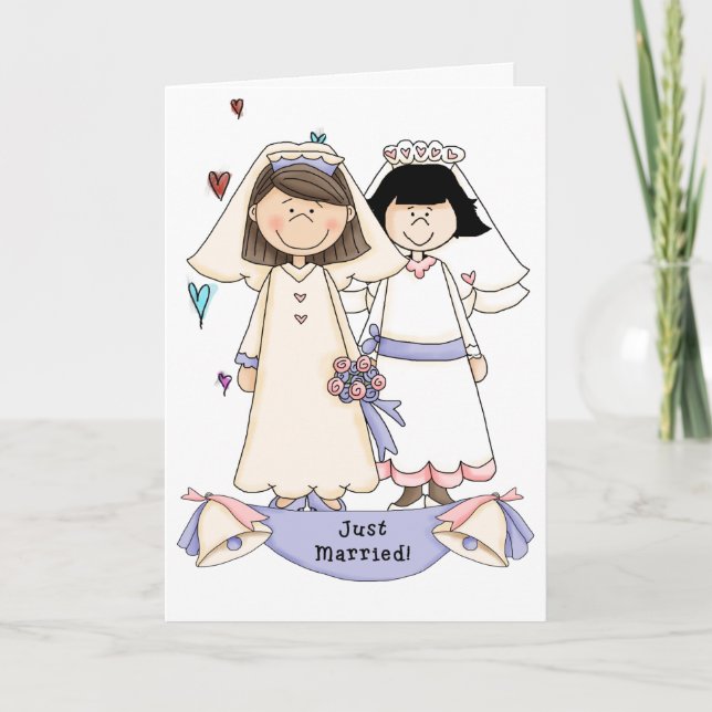 Cartão casamento gay (Frente)