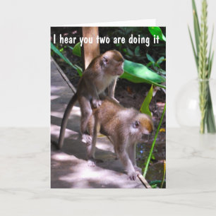 Cartão Casamento Humorístico Melhores Desejos para um Cas