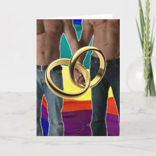 Cartão Casamento masculino