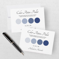 Casamento Moderno em Aquarela Azul Costeira de Pra