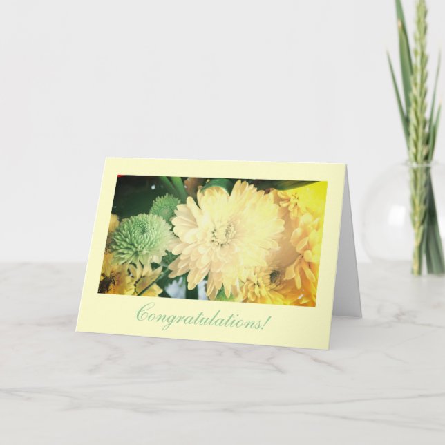 Cartão Casamento "parabéns! (Frente)