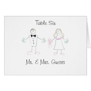 Cartão Casamento Placecard