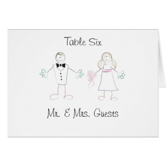 Cartão Casamento Placecard