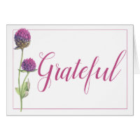 Casamento Simples De Aquarela Amaranth Thistle Flo