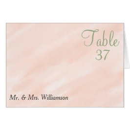 Cartão Casamento Verde Da Sage Com Blush