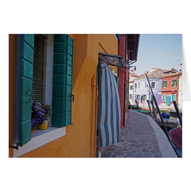 Cartão Casas de Burano - 2 (Frente Horizontal)