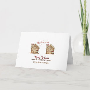 Cartão Casas de Gingerpão, da nossa casa até à sua.