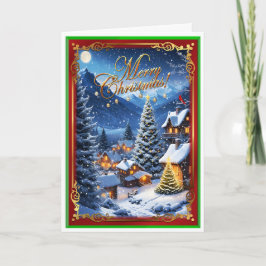 Cartão Casas de Natal