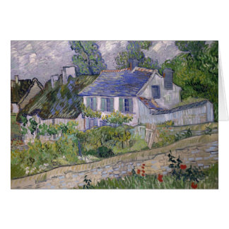 Cartão Casas de Van Gogh em Auvers (F759) Belas Artes