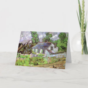 Cartão Casas em Auvers por Vincent van Gogh