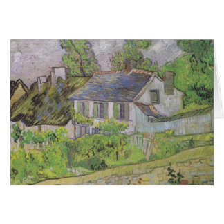 Cartão Casas em Auvers - Van Gogh (1890)