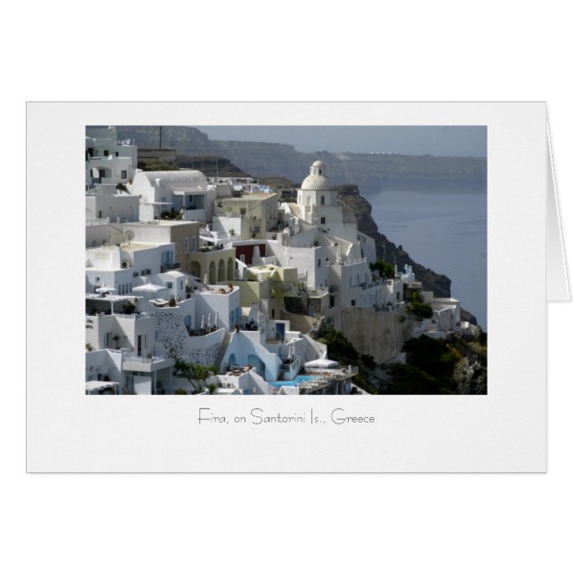 Cartão Casas na encosta (Frente Horizontal)