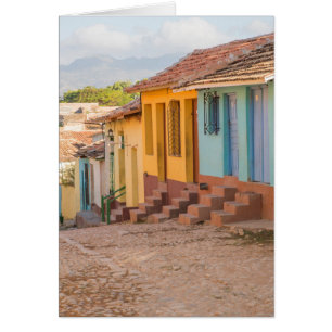 Cartão Casas residenciais, Trinidad, Cuba