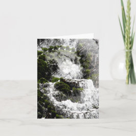 Cartão Cascata de inverno......