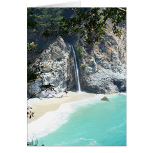 Cartão Cascata em Big Sur