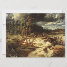 Cartão Cascata na Suecia (por Marcus Larson)