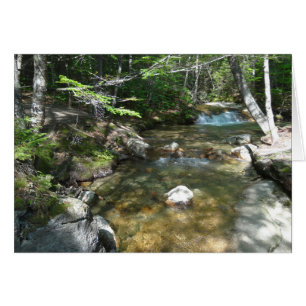 Cartão Cascata no rio Pemigewasset III