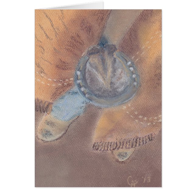 Cartão Casco e botas (Frente)