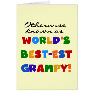 Cartão Caso contrário, conhecido como os melhores present