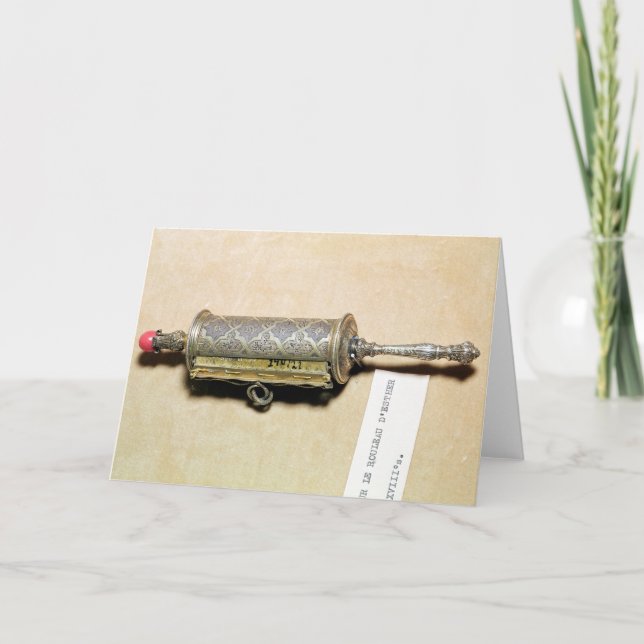 Cartão Caso de Megillah, de Alsácia (Frente)