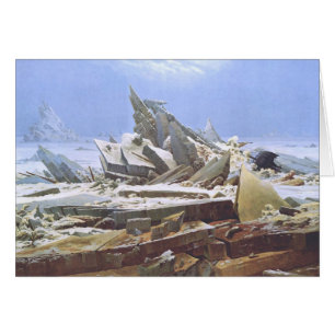 Cartão Caspar David Friedrich - O Mar Polar