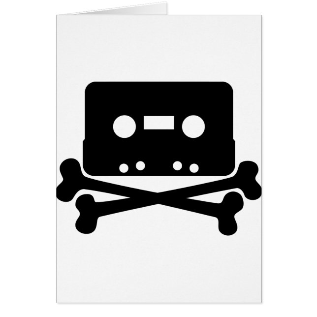 Cartão Cassette Jolly Roger (Frente)