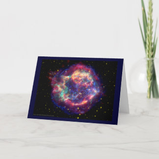 Cartão Cassiopeia A Supernova... A Morte Torna-Se Ela