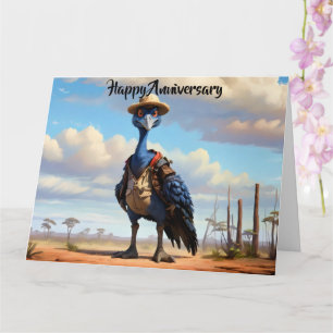 Cartão Cassoway australiano na natureza