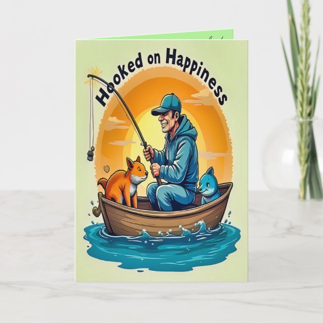 Cartão Cast Your Dreams Birthday (Frente)