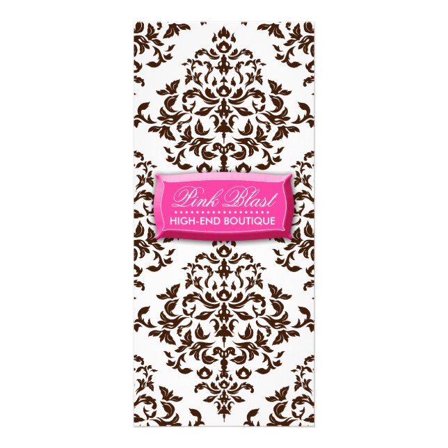 Cartão castanho chocolate da cremalheira do (Frente)