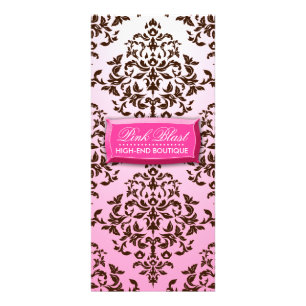 Cartão castanho chocolate da cremalheira do