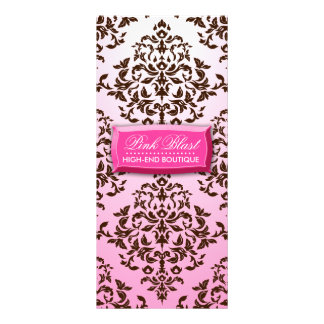 Cartão castanho chocolate da cremalheira do