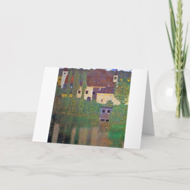 Cartão Castelo de Água, Gustav Klimt (Frente)