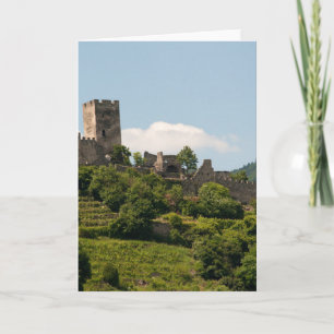 Cartão Castelo de Cavaleiros em Wachau Áustria