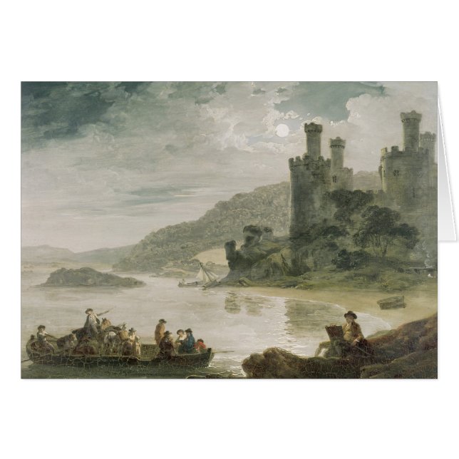 Cartão Castelo de Conway, 1794 (Frente Horizontal)