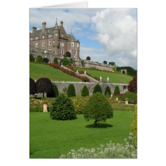 Cartão Castelo de Drummond e jardins