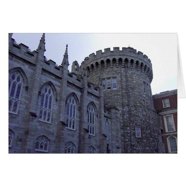 Cartão Castelo de Dublin (Frente Horizontal)